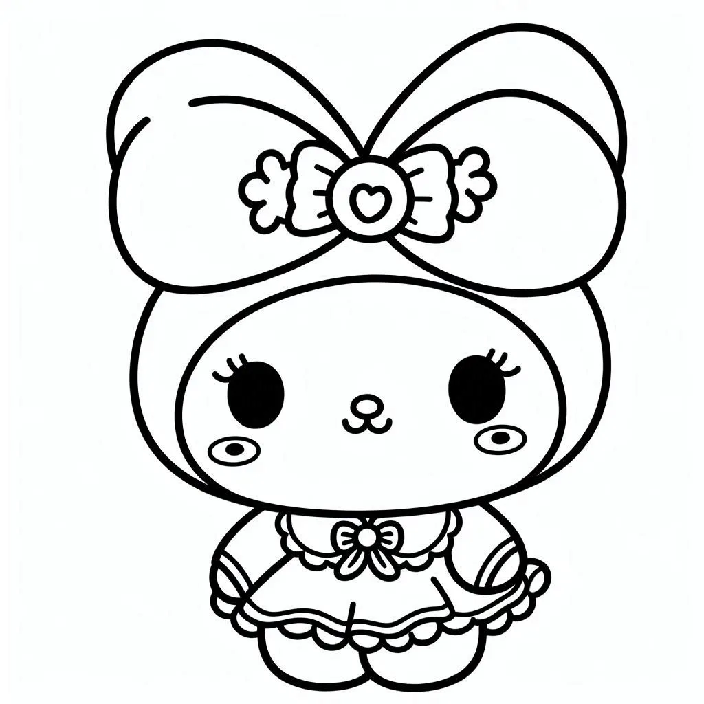 My Melody kleurboek PDF