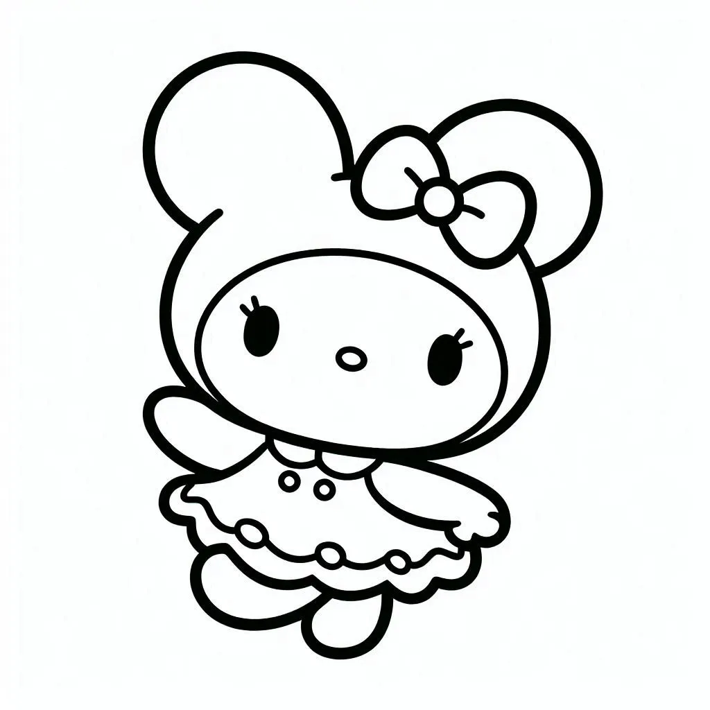 My Melody tekening