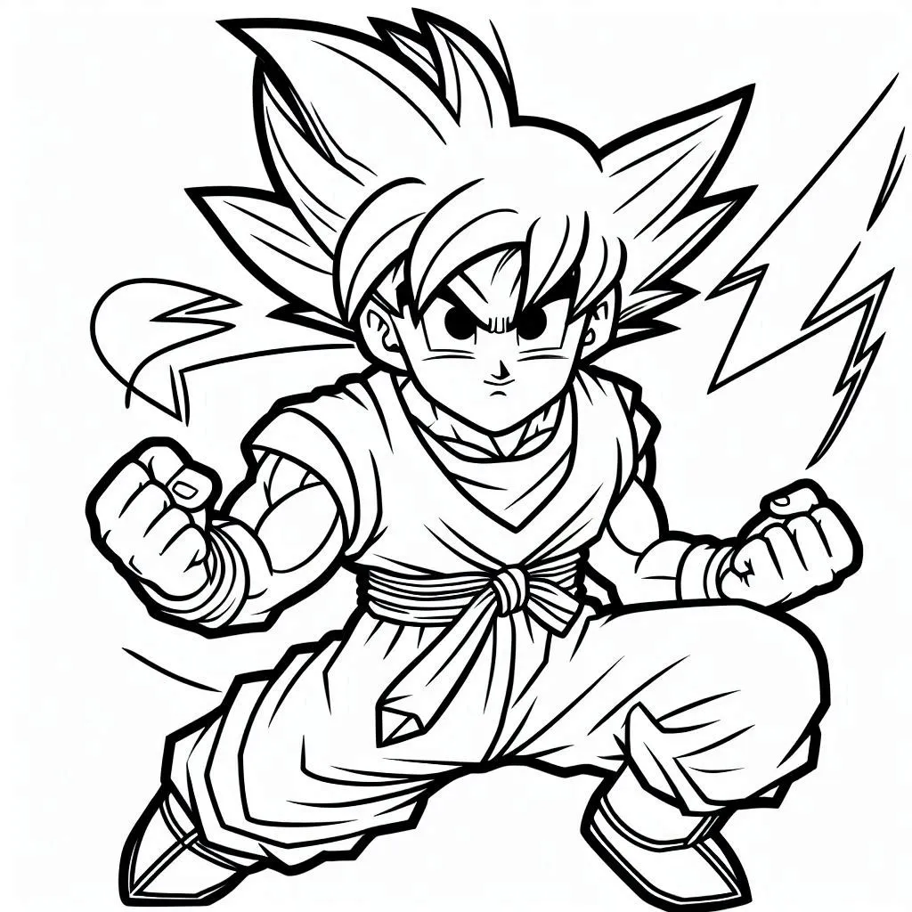 Son Goku kleurboek