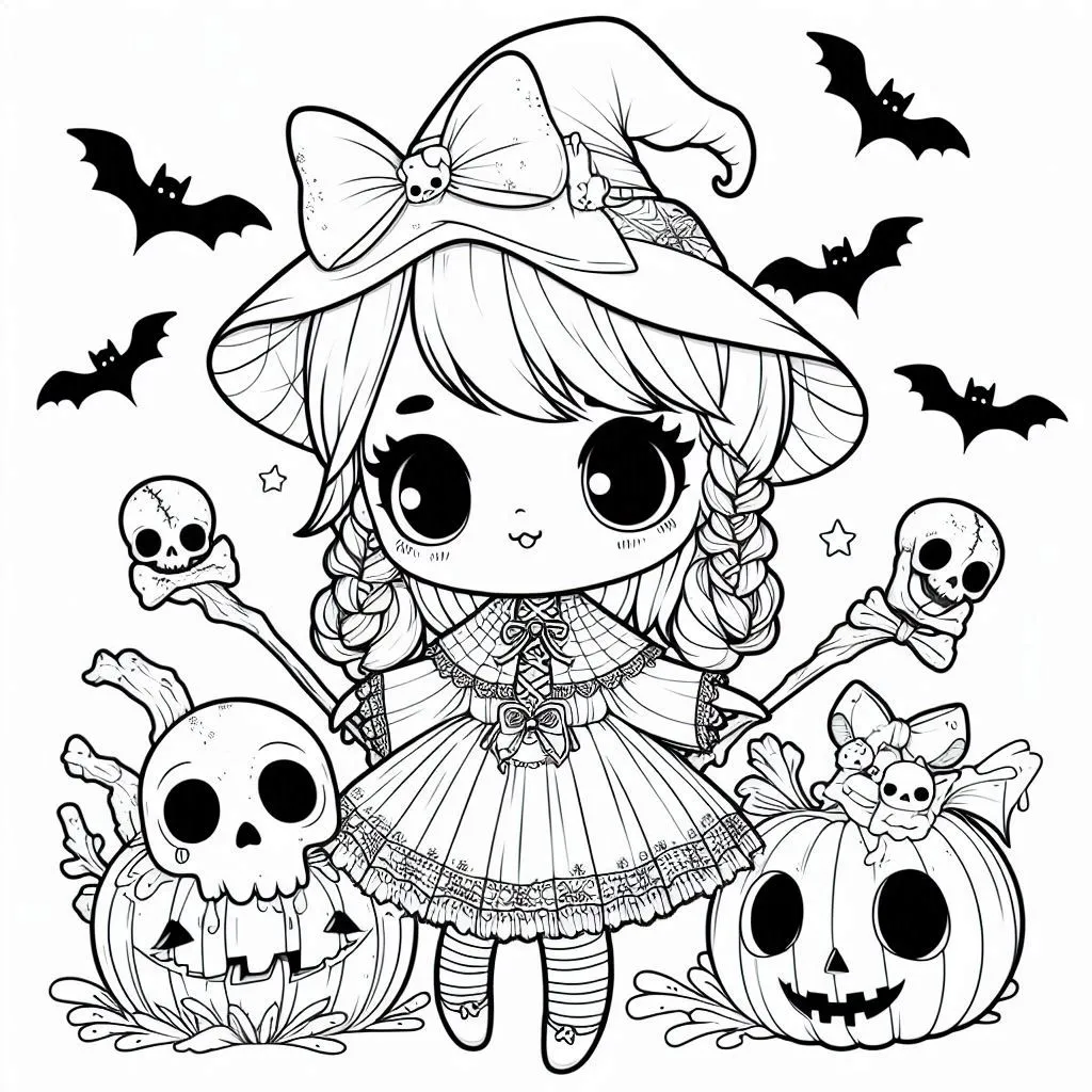 Tekening Little Spooky