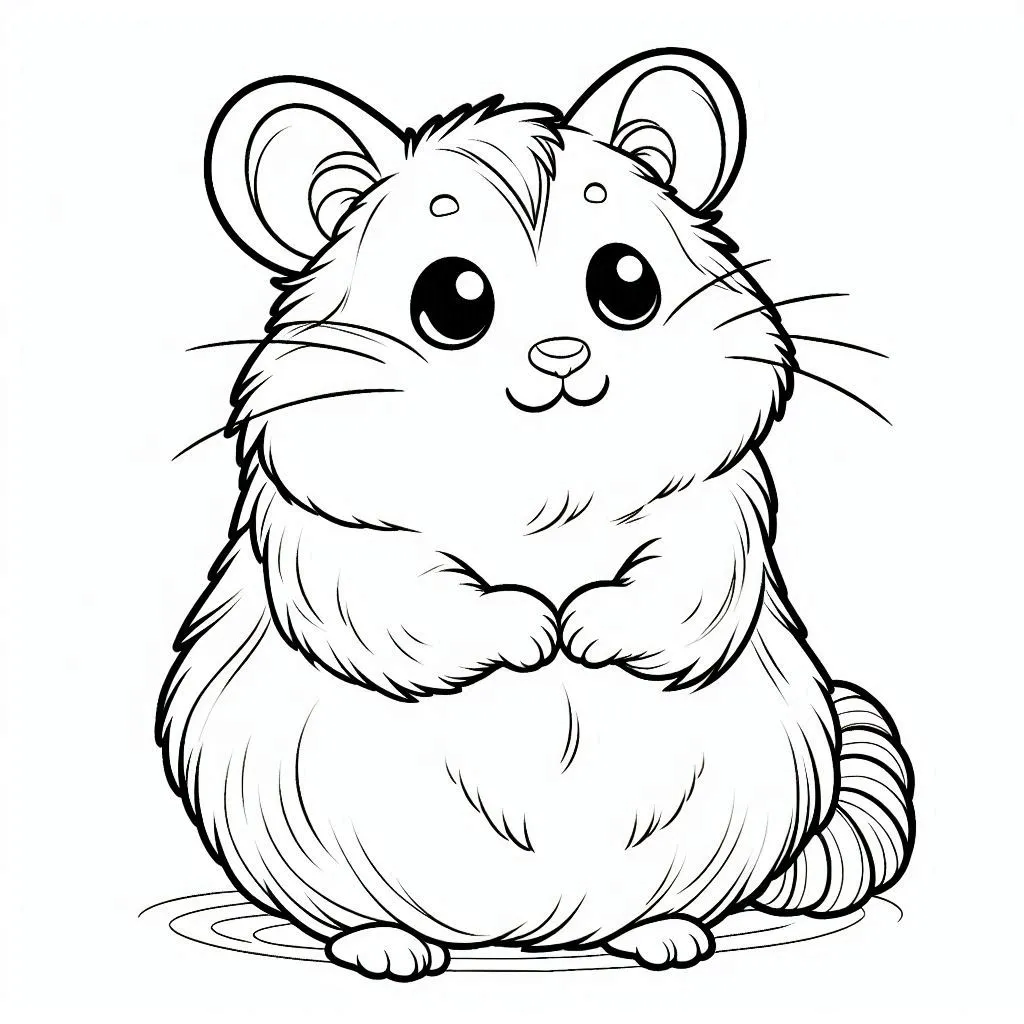 Tekening hamster