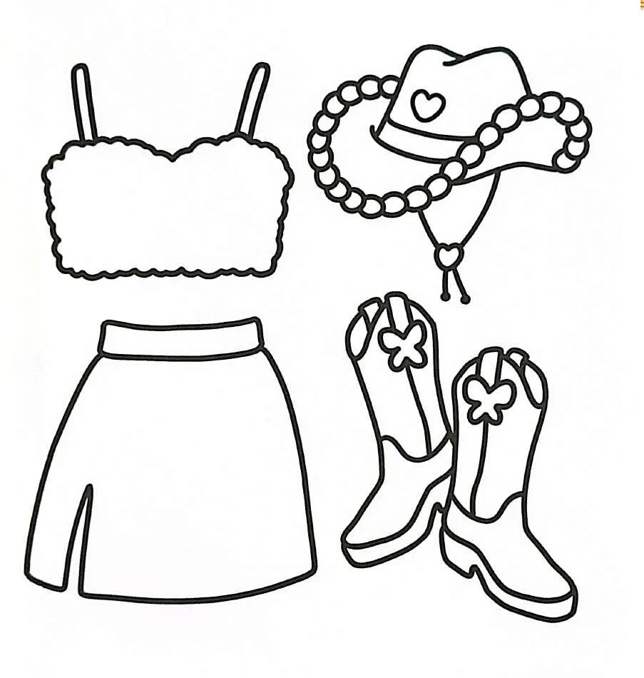 Fashion Vibes meisjes kleurplaat