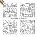 Kleurplaat Cottage Friends thumbnail