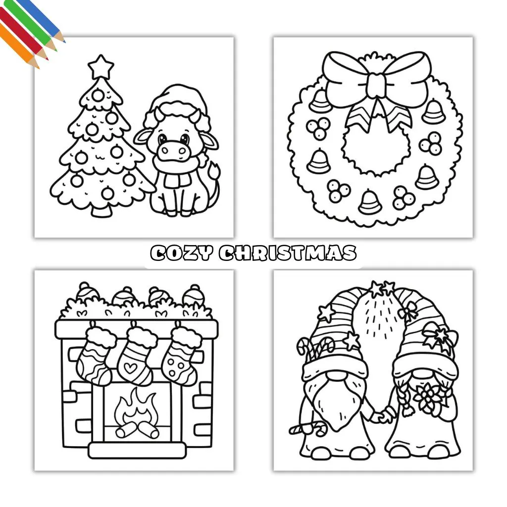 20 Malseite Cozy Christmas Kostenlos   PDF herunterladen und ...