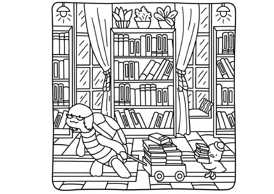 Kleurplaat Cozy Moments 18 Kleurplaat Cozy Moments11