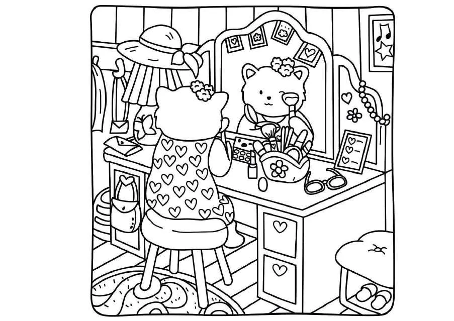 Kleurplaat Cozy Moments 25 Kleurplaat Cozy Moments18