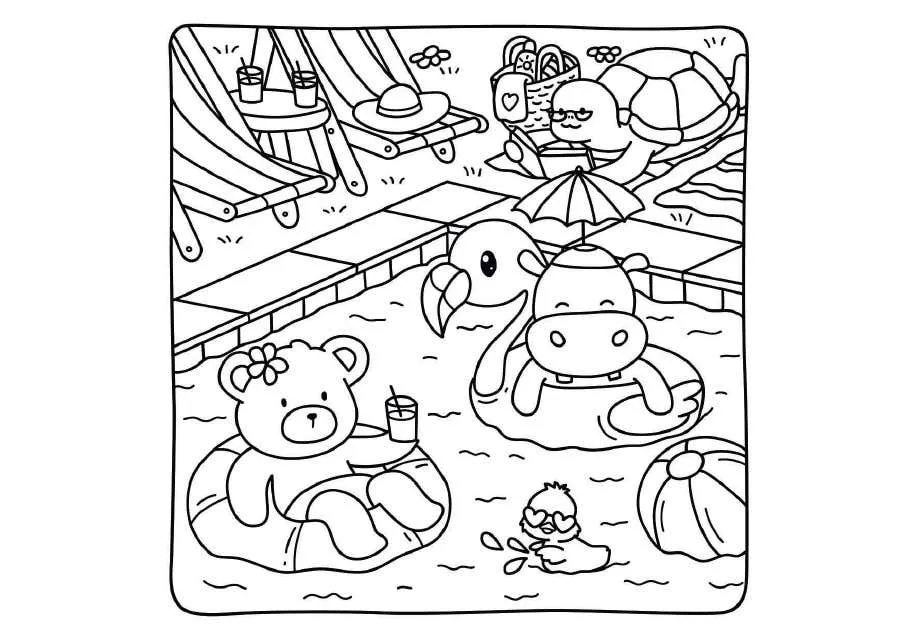 Kleurplaat Cozy Moments 40 Kleurplaat Cozy Moments33