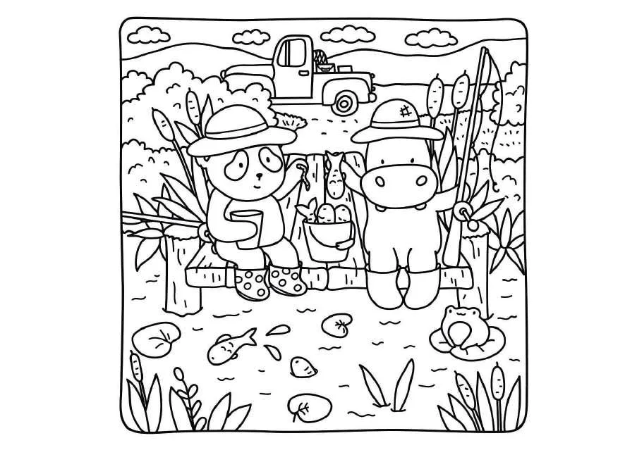 Kleurplaat Cozy Moments 44 Kleurplaat Cozy Moments37