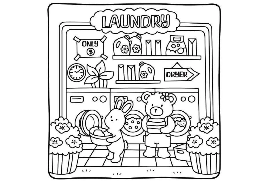 Kleurplaat Cozy Moments 11 Kleurplaat Cozy Moments4