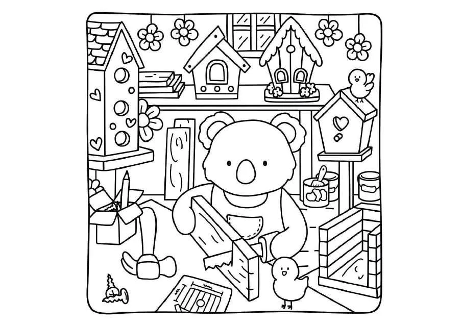 Kleurplaat Cozy Moments 47 Kleurplaat Cozy Moments40