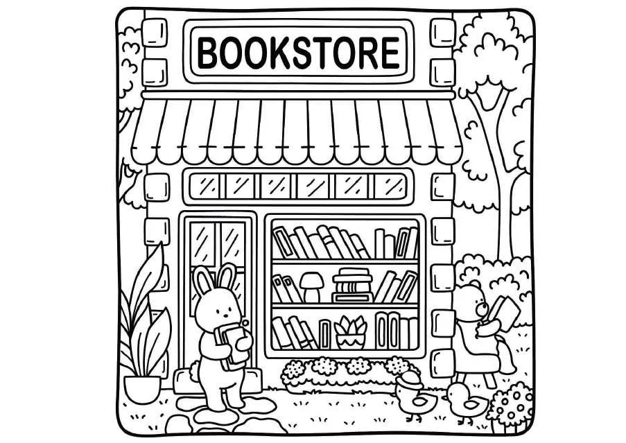 Kleurplaat Cozy Moments 12 Kleurplaat Cozy Moments5