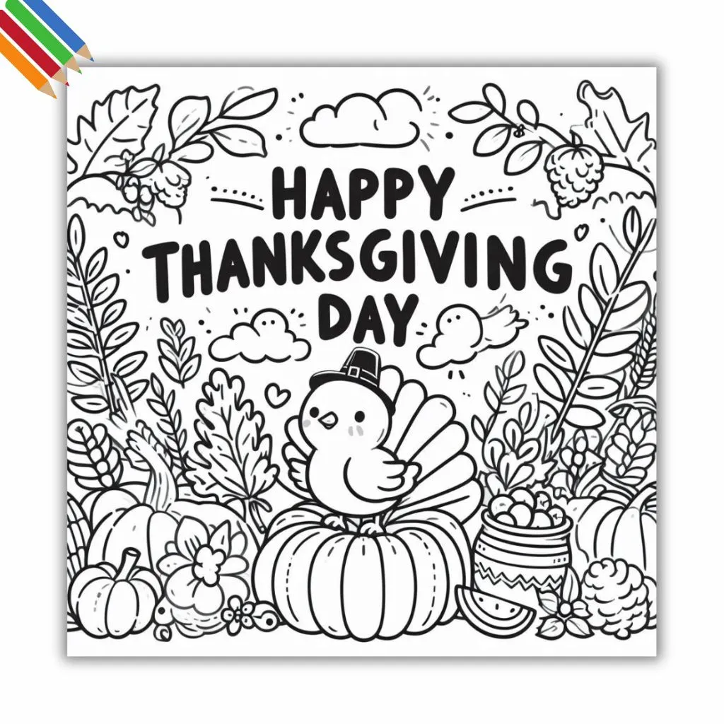 18 Dibujos de Thanksgiving para colorear e imprimir PDF 18-dibujos-de-thanksgiving-para-colorear-e-imprimir-pdf
