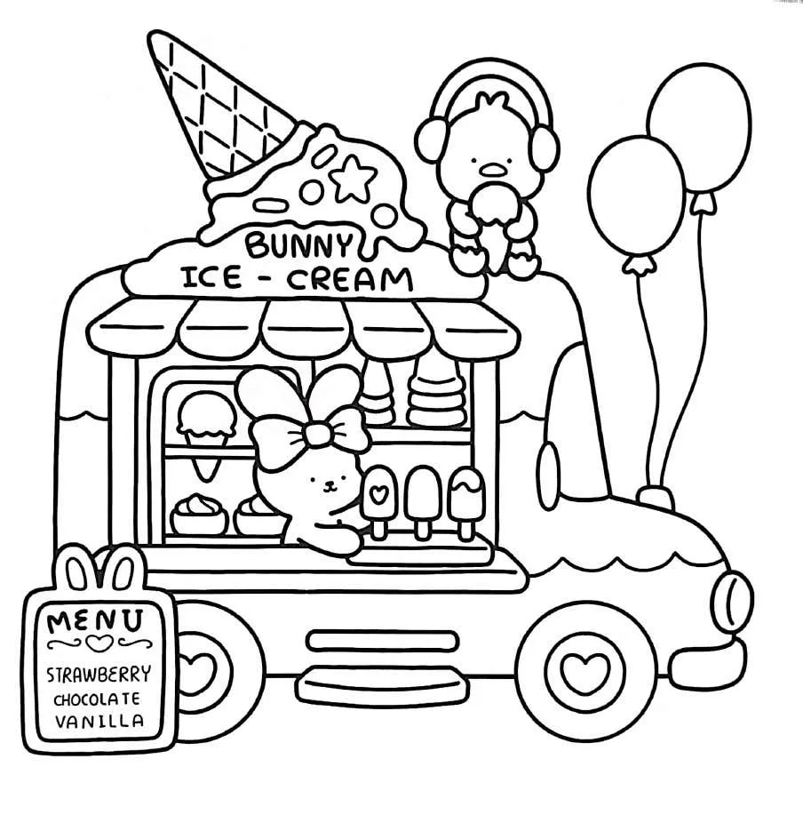 Kleurplaat Little Corner gratis10