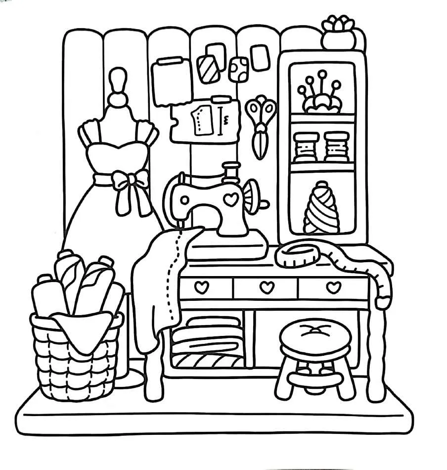 Kleurplaat Little Corner gratis12