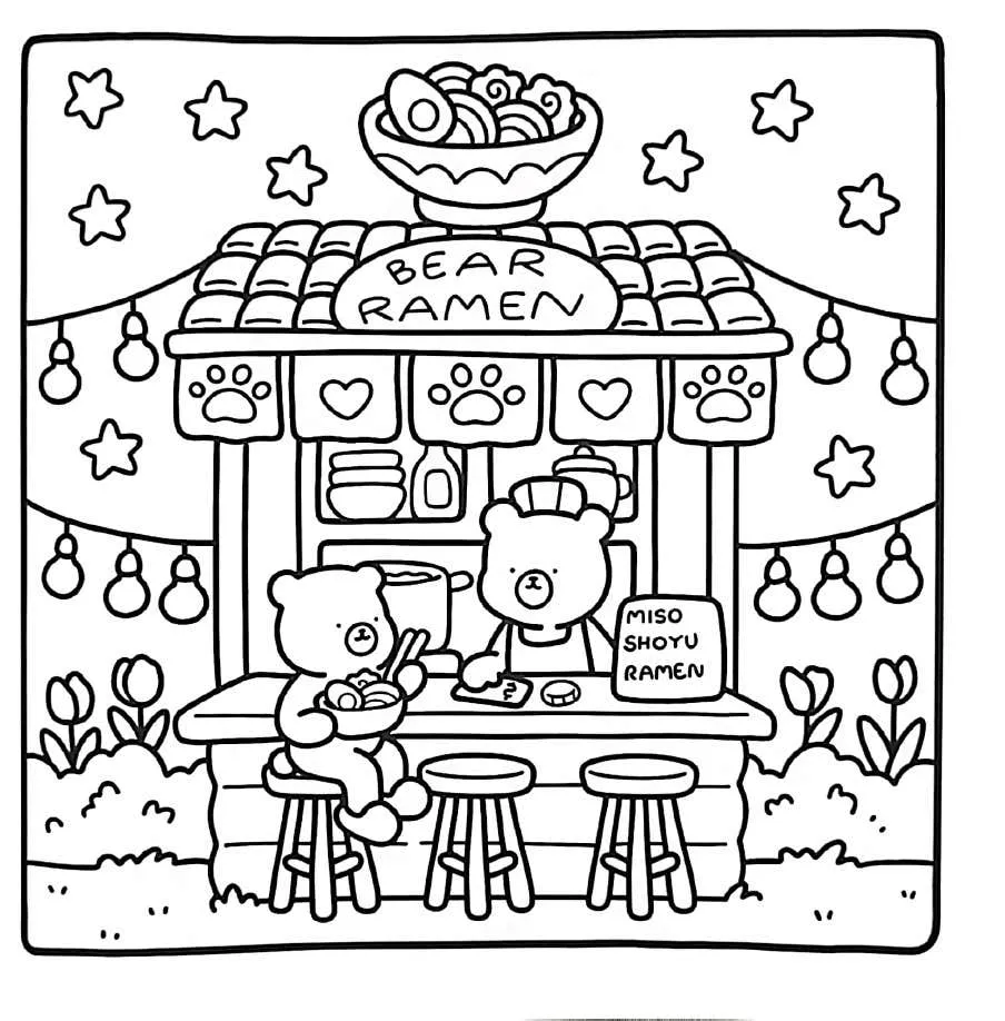 Kleurplaat Little Corner gratis28