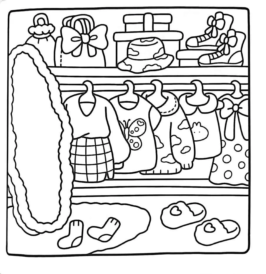 Kleurplaat Little Corner gratis38