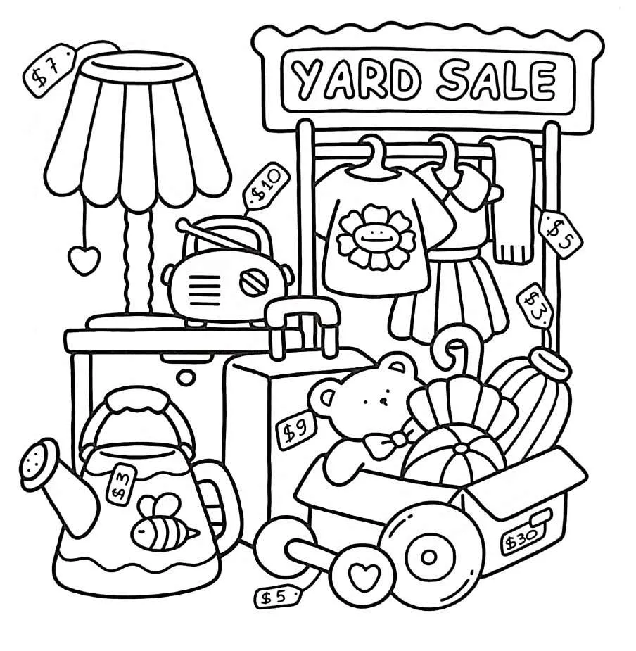 Kleurplaat Little Corner gratis8