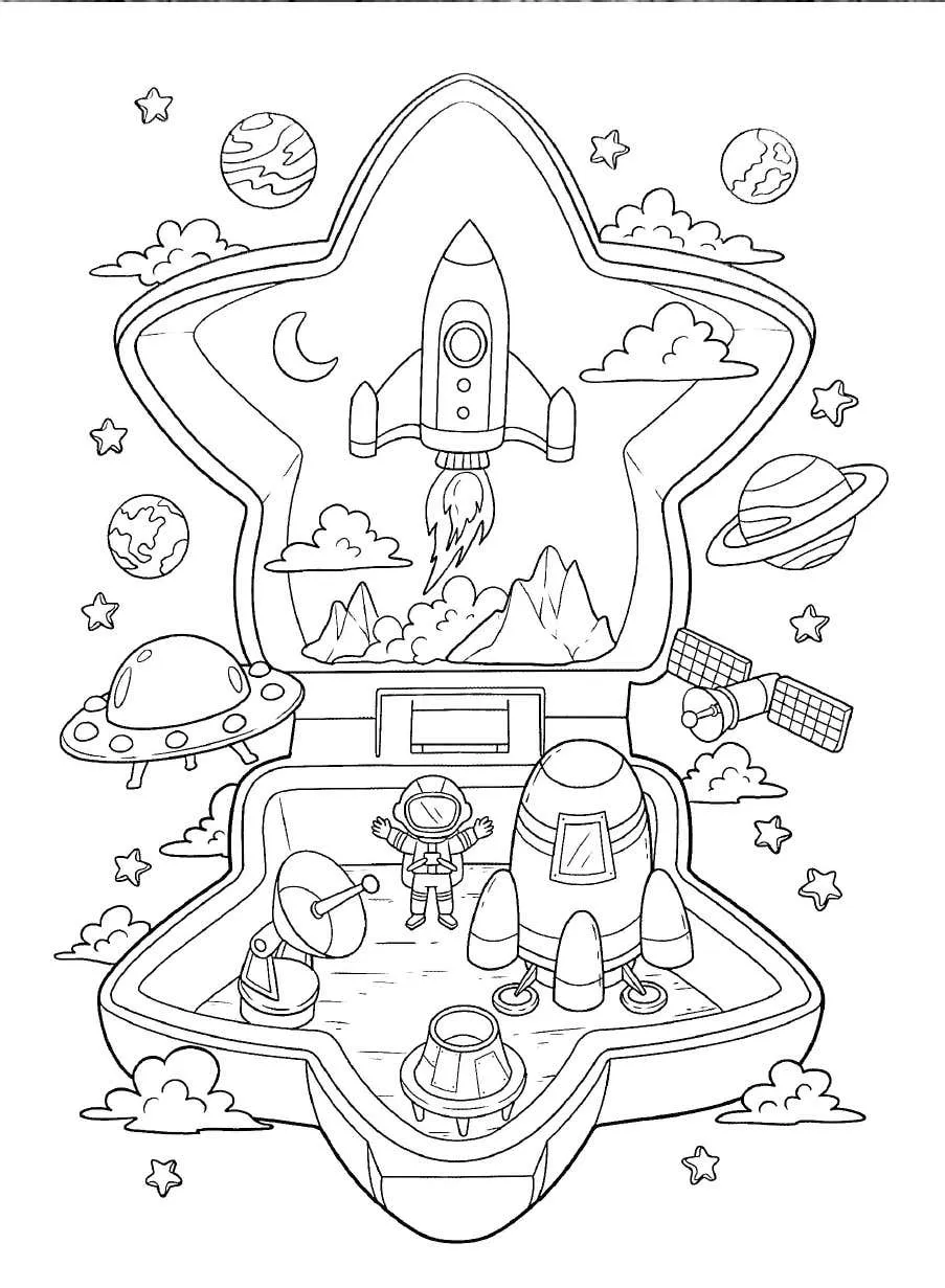 Kleurplaat Pocket World 8 Kleurplaat Pocket World gratis1