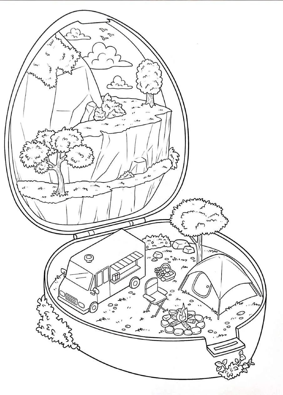 Kleurplaat Pocket World 22 Kleurplaat Pocket World gratis16