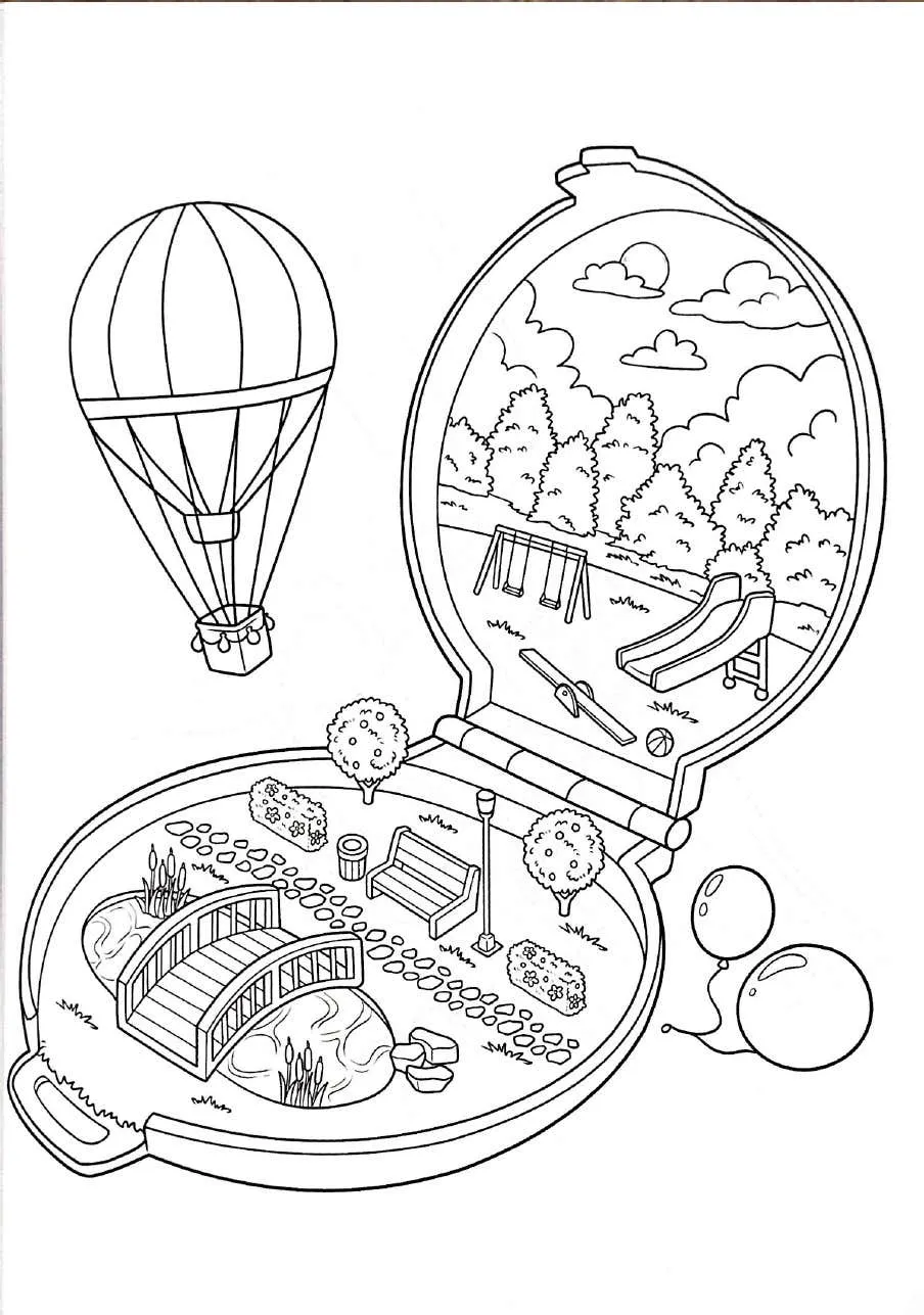 Kleurplaat Pocket World 23 Kleurplaat Pocket World gratis17