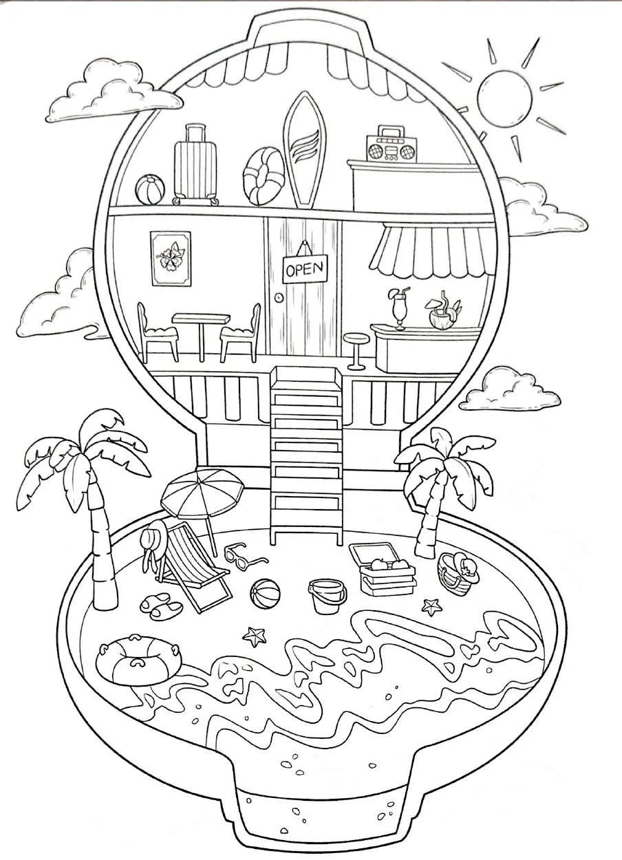Kleurplaat Pocket World 26 Kleurplaat Pocket World gratis20