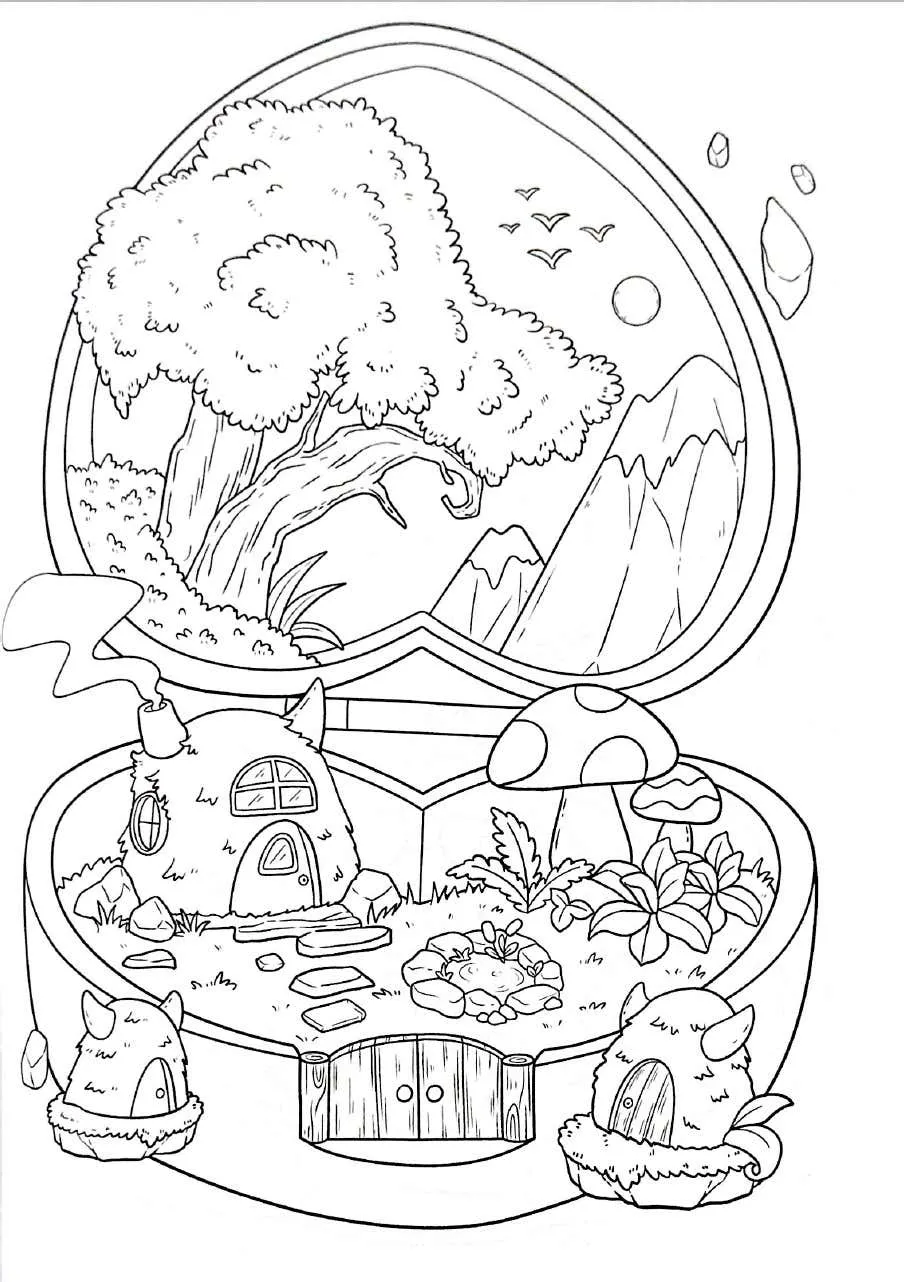 Kleurplaat Pocket World 38 Kleurplaat Pocket World gratis32