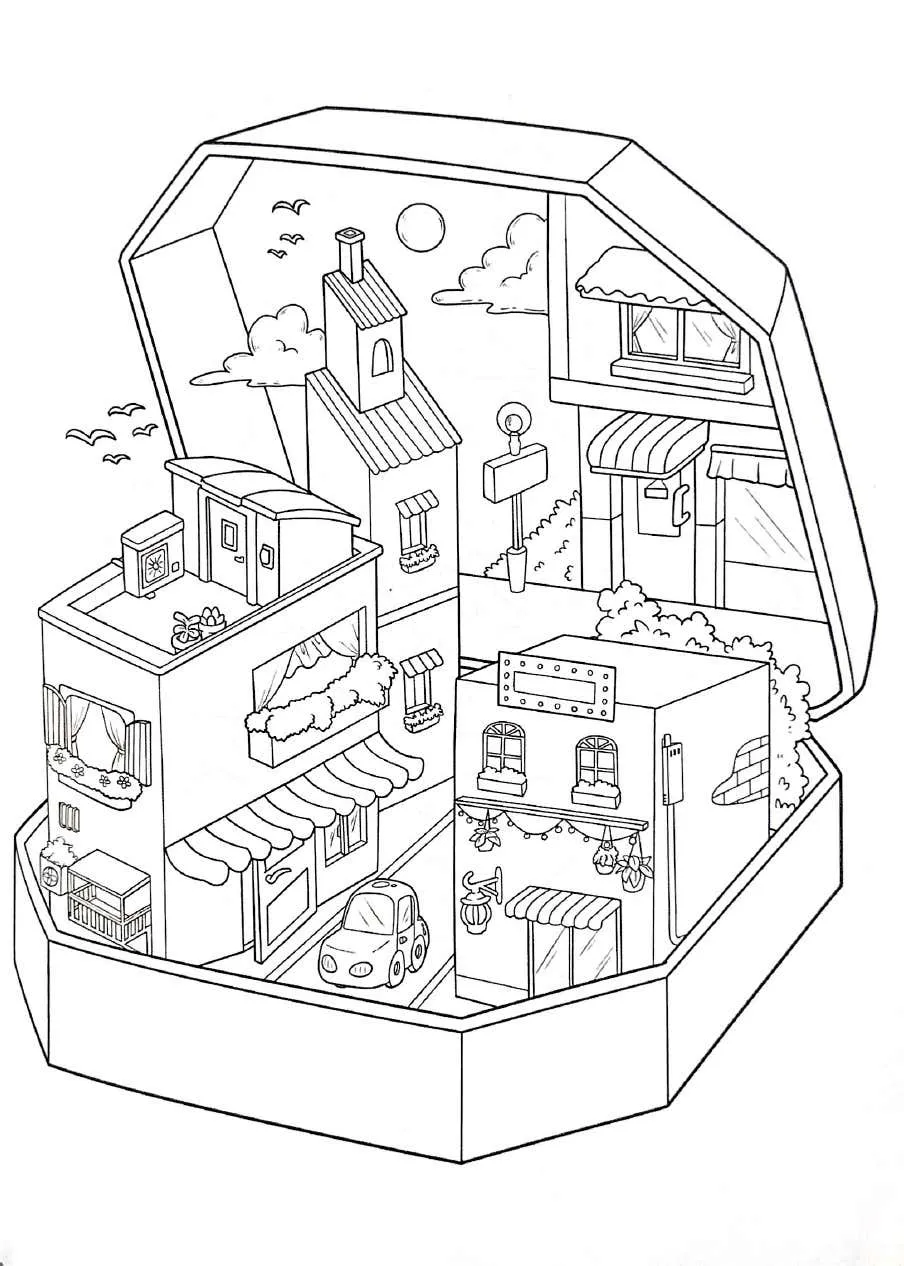 Kleurplaat Pocket World 42 Kleurplaat Pocket World gratis36