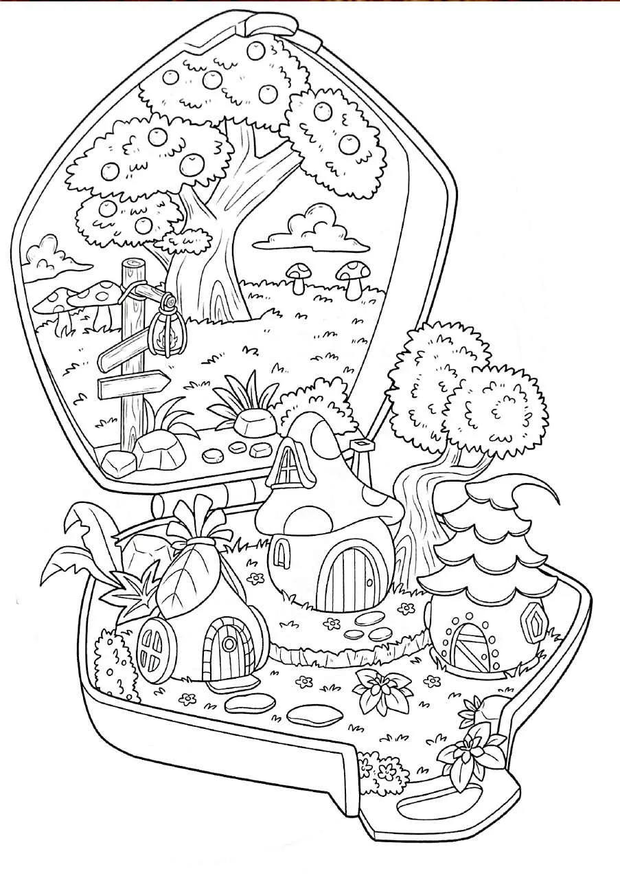 Kleurplaat Pocket World 43 Kleurplaat Pocket World gratis37