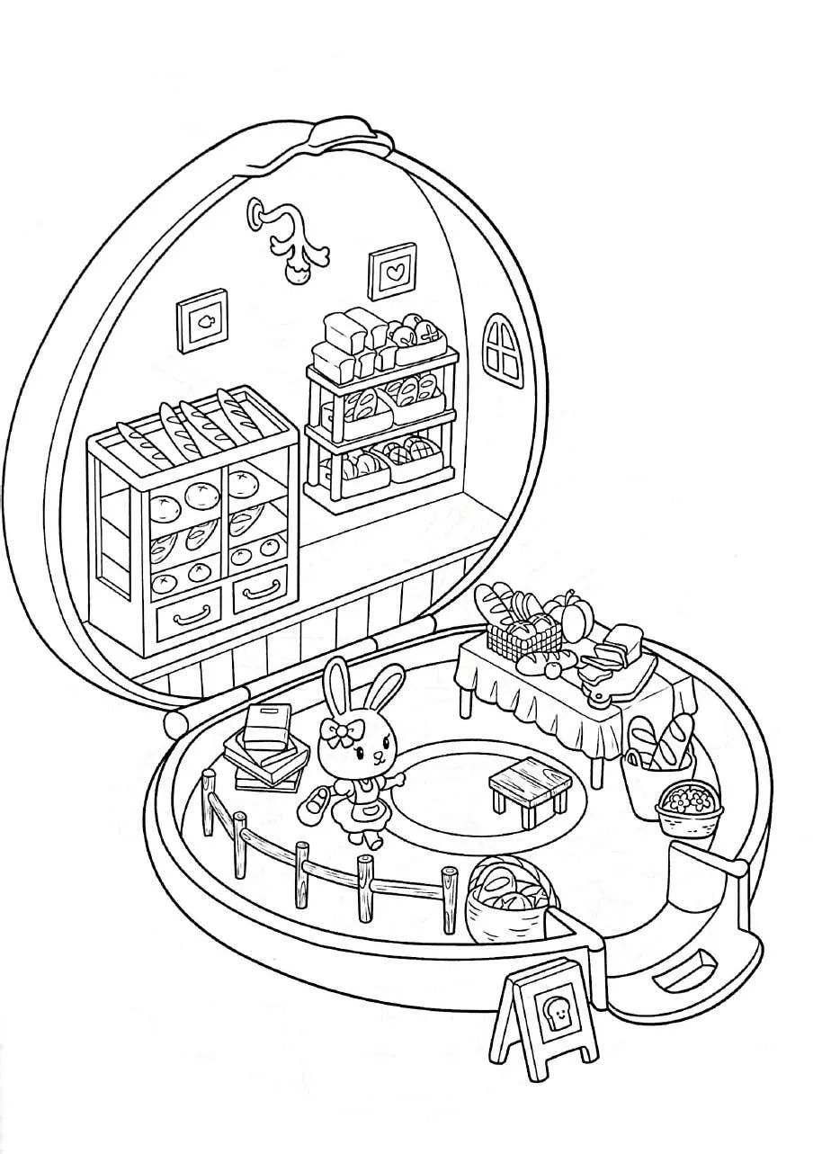 Kleurplaat Pocket World 13 Kleurplaat Pocket World gratis7