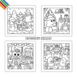 Kleurplaat Spooky Xmas 2 Kleurplaat Spooky Xmas thumbnail