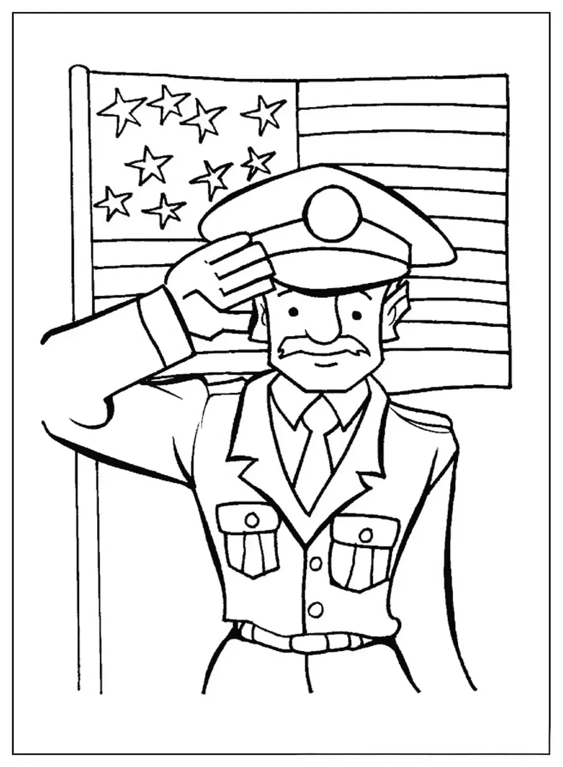 Veteranen dag kleurboek PDF