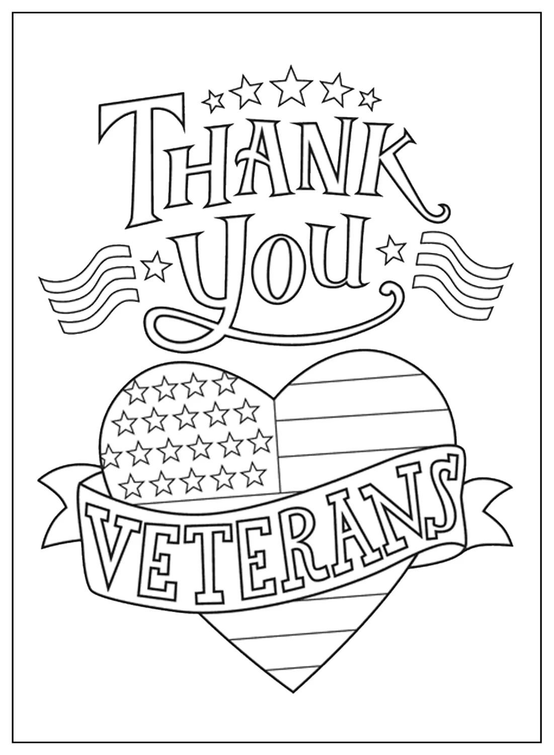 Veteranen dag kleurboek gratis downloaden
