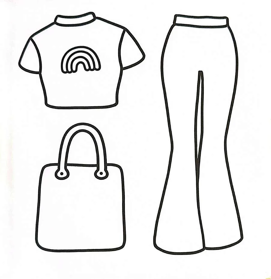 downloadbaar kleurboek Fashion Vibes