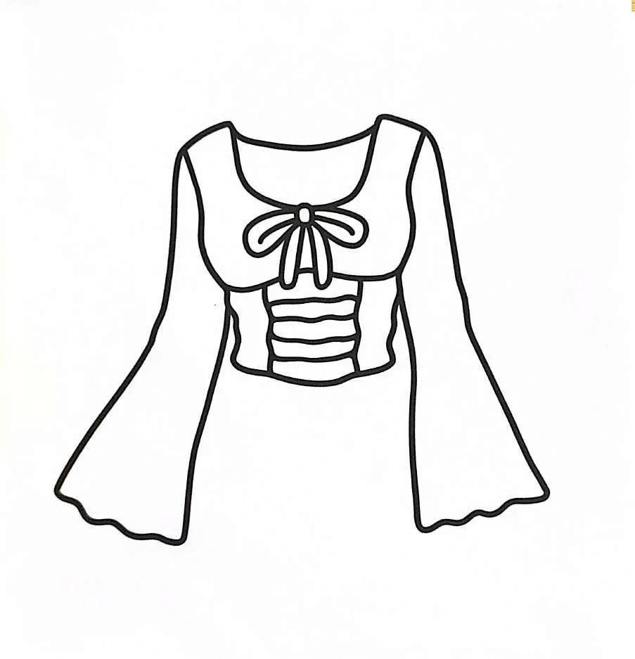 downloadbare Fashion Vibes kleurplaat