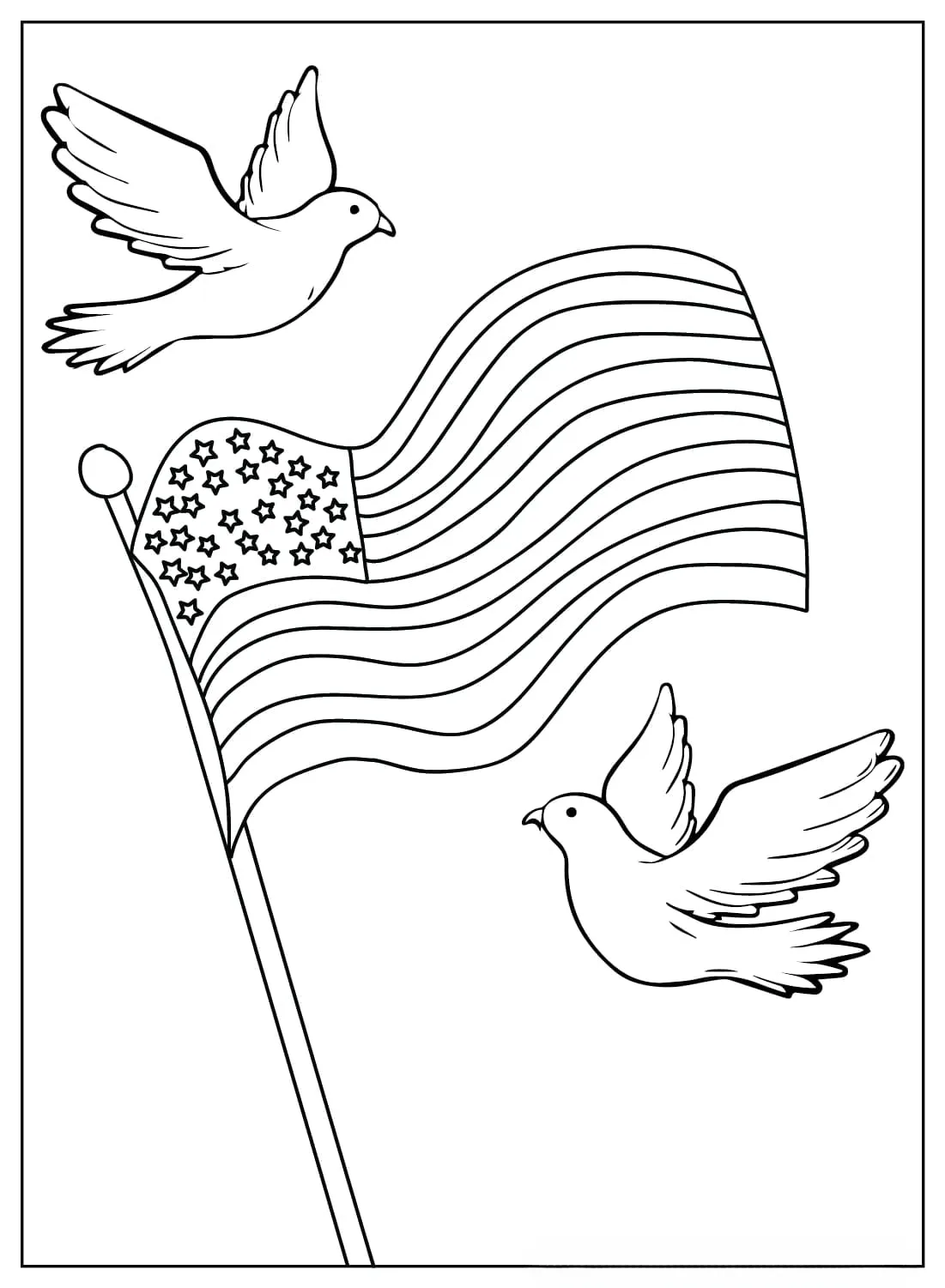 kleurplaat Veteranen dag PDF