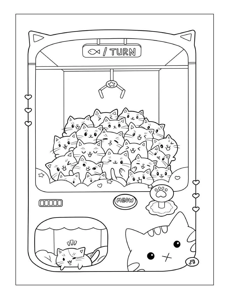 Kleurplaat Tiny Cats 14 kleurplaten Tiny Cats Tekening