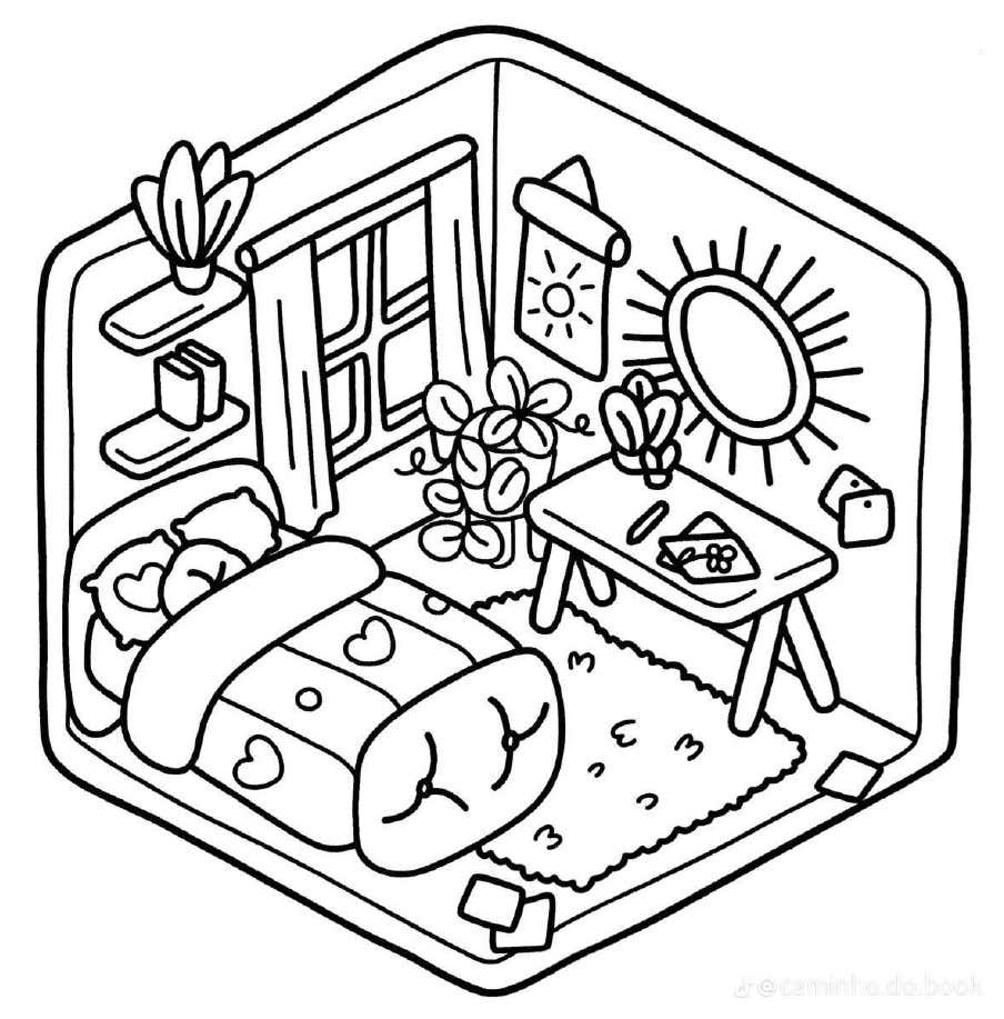 Kleurplaat Cozy Corner 17 Kleurplaat Cozy Corner10