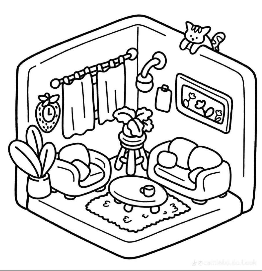 Kleurplaat Cozy Corner 18 Kleurplaat Cozy Corner11