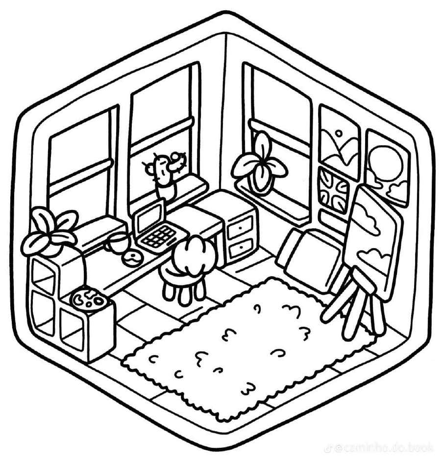 Kleurplaat Cozy Corner 20 Kleurplaat Cozy Corner13