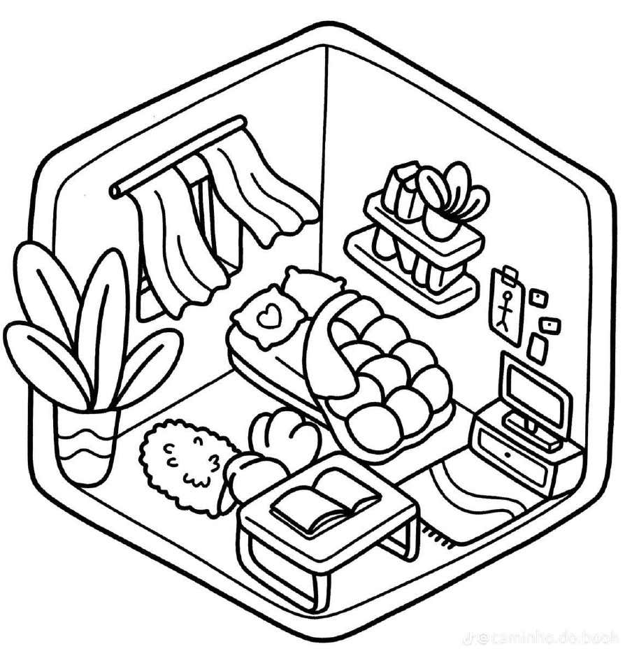 Kleurplaat Cozy Corner 29 Kleurplaat Cozy Corner22