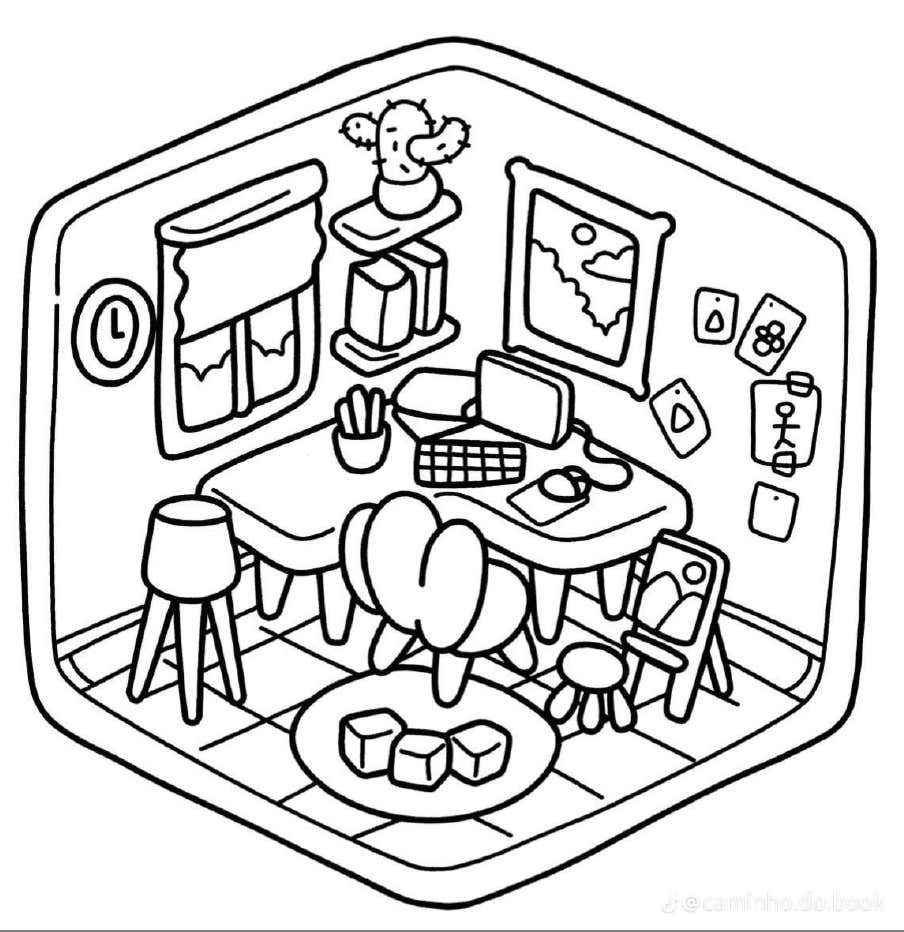 Kleurplaat Cozy Corner 12 Kleurplaat Cozy Corner5