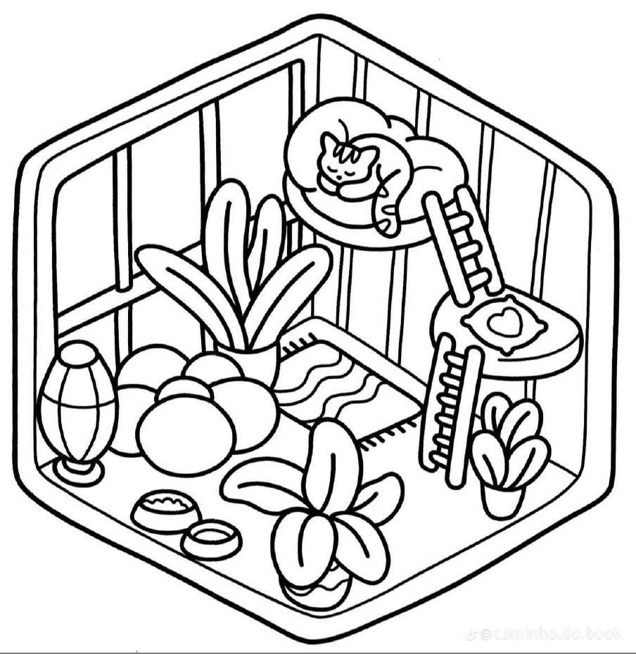 Kleurplaat Cozy Corner 13 Kleurplaat Cozy Corner6