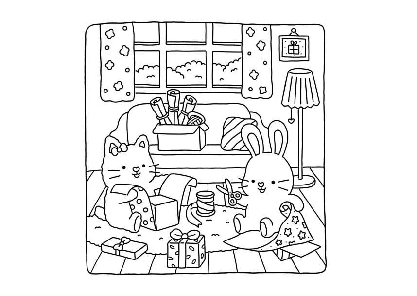 Kleurplaat Fuzzy Hygge 36 Kleurplaat Fuzzy Hygge gratis29