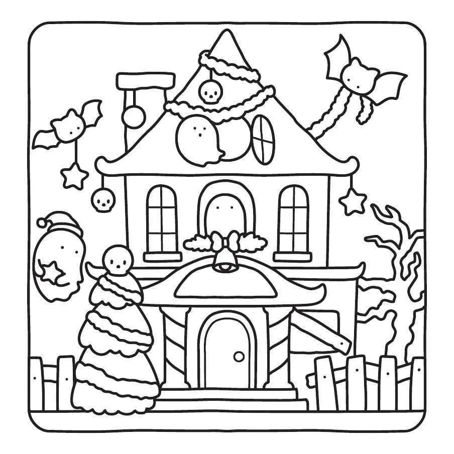 Kleurplaat Ghostly Cute Christmas 36 Kleurplaat Ghostly Cute Christmas29