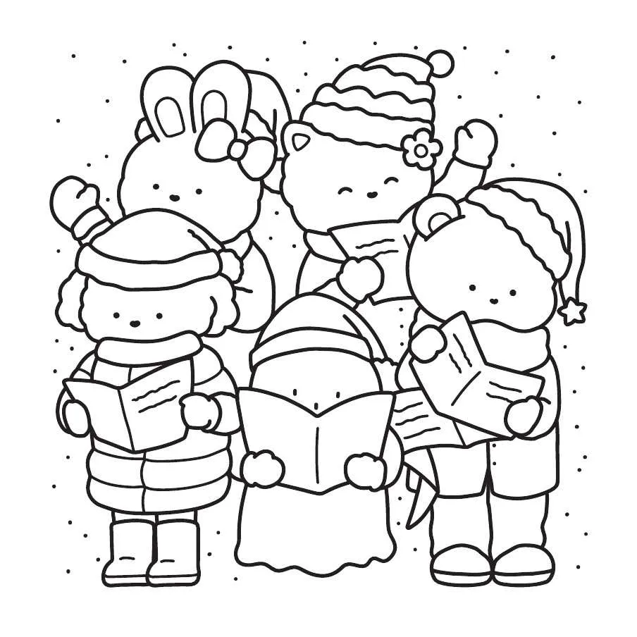 Kleurplaat Ghostly Cute Christmas 47 Kleurplaat Ghostly Cute Christmas40