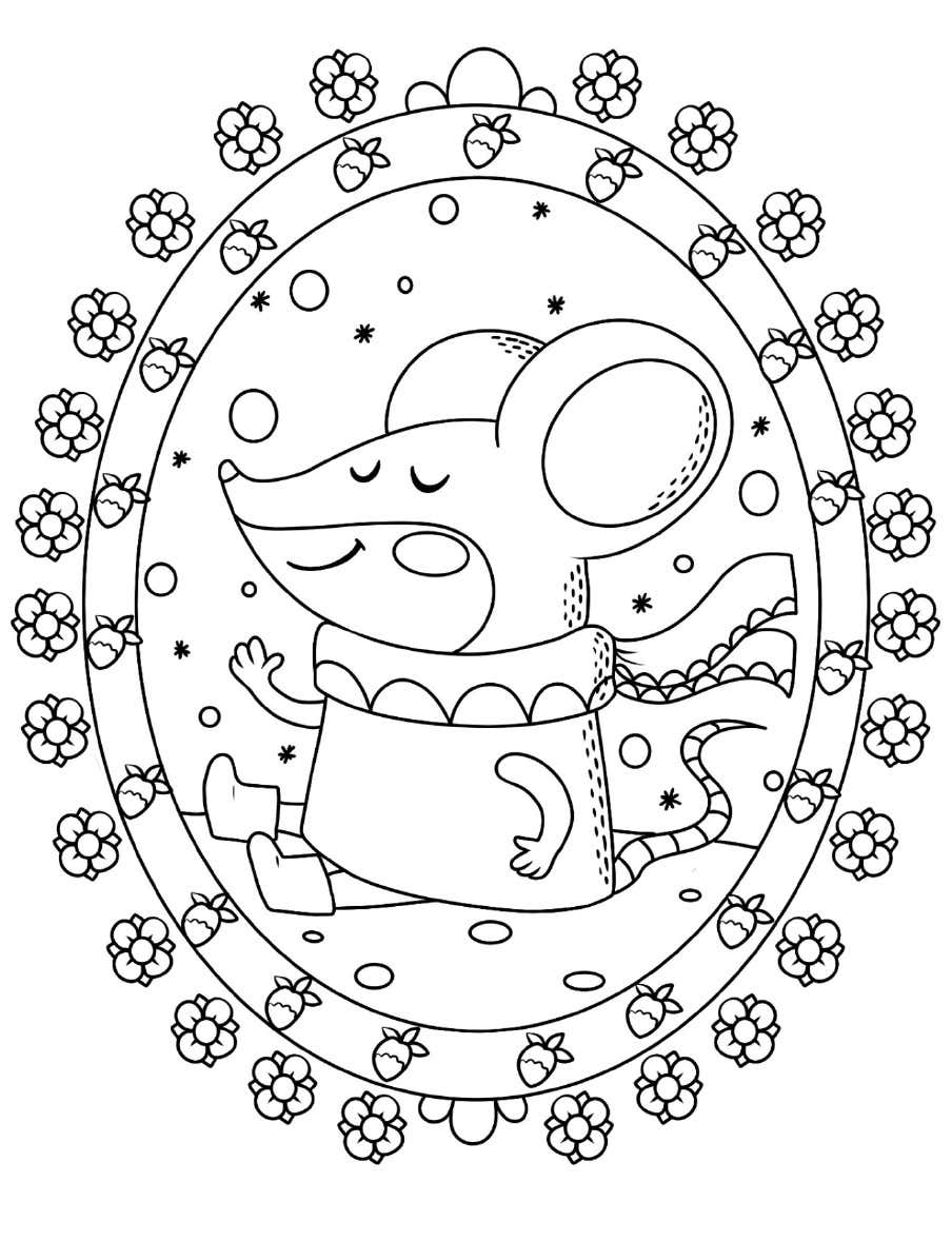 Kleurplaat Hygge Scandinavian 14 Kleurplaat Hygge Scandinavian7