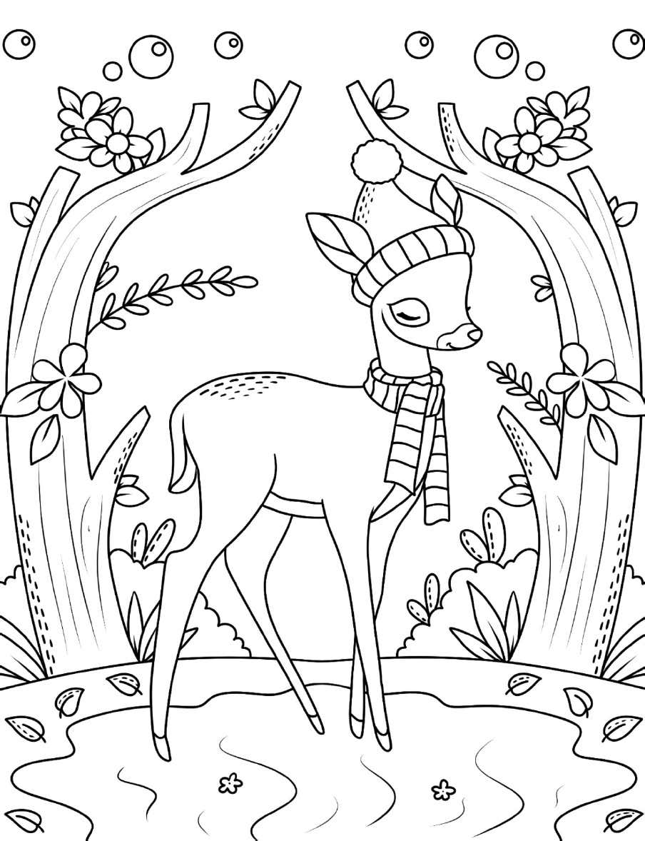 Kleurplaat Hygge Scandinavian 15 Kleurplaat Hygge Scandinavian8