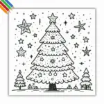 Kleurplaat Kerstboom 5 Kleurplaat Kerstboom thumbnail