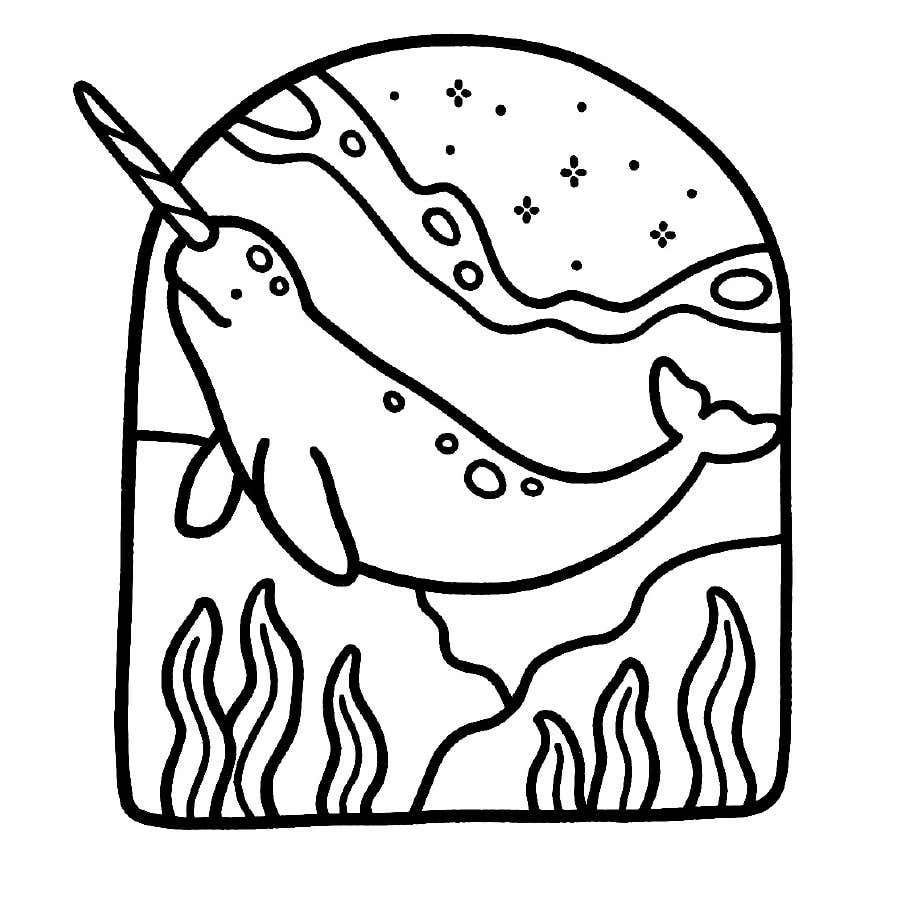 Kleurplaat Ocean Scene 42 Kleurplaat Ocean Scene35