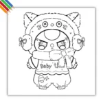 Kleurplaat Baby Three 1 Kleurplaat Baby Three thumbnail